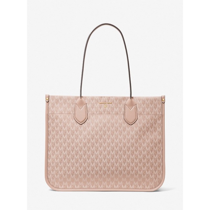 Heidi Large Logo Jacquard Tote Bag