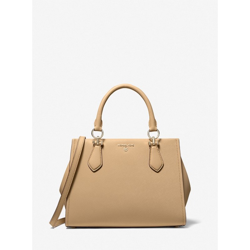 Marilyn Medium Saffiano Leather Satchel