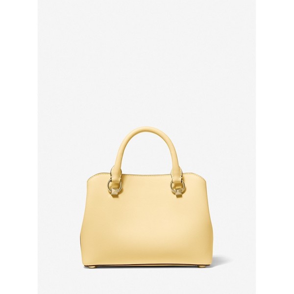 Edith Small Saffiano Leather Satchel