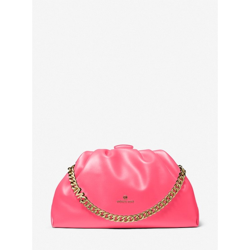 Nola Extra-Large Faux Leather Clutch