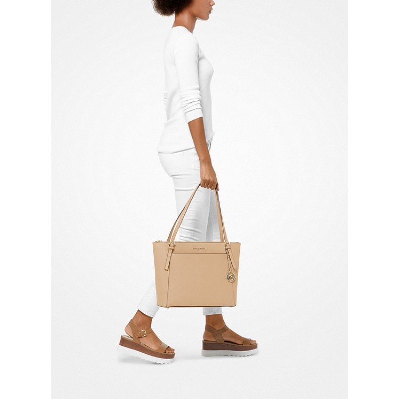 Voyager Large Saffiano Leather Tote Bag