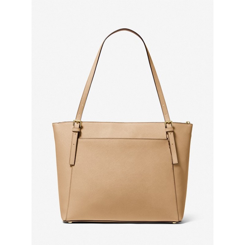 Voyager Large Saffiano Leather Tote Bag