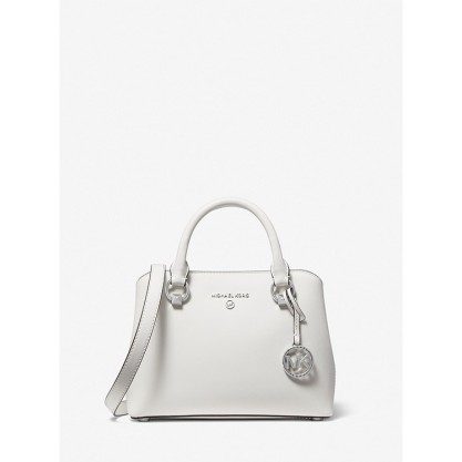 Edith Small Saffiano Leather Satchel