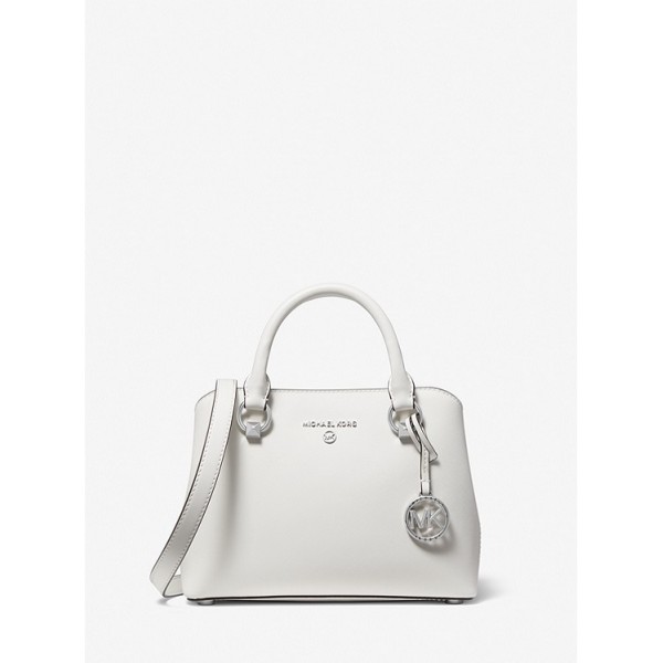 Edith Small Saffiano Leather Satchel