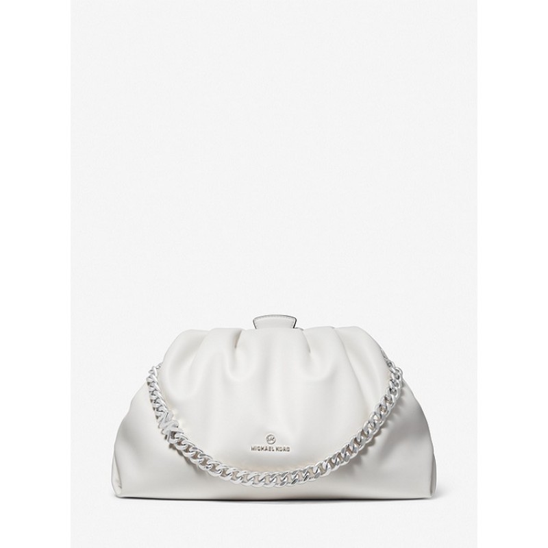 Nola Extra-Large Faux Leather Clutch