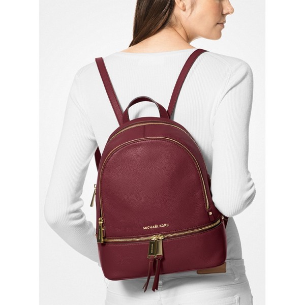 Rhea Medium Leather Backpack