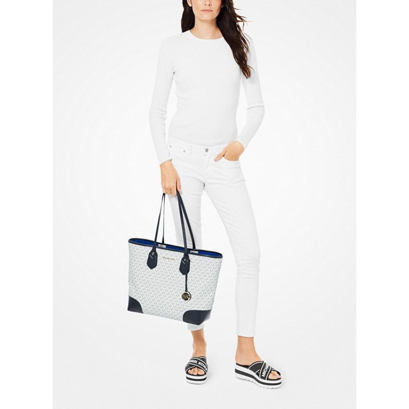 Eva Large Logo Tote Bag