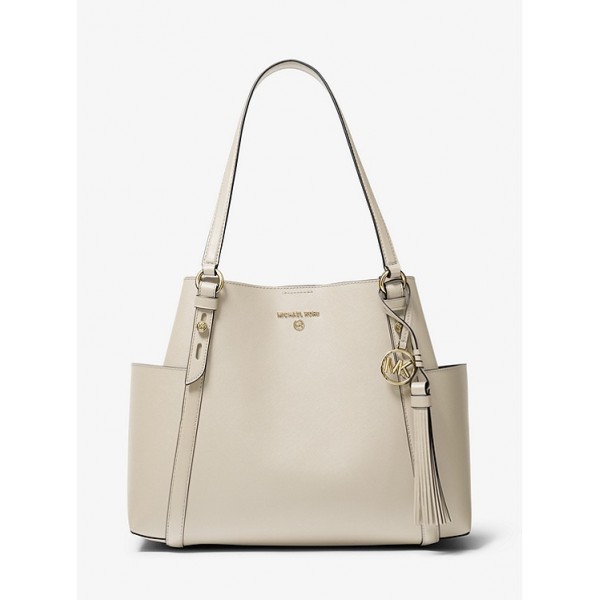 Sullivan Large Saffiano Leather Tote Bag