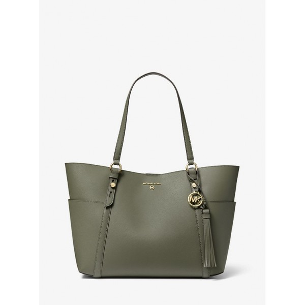 Sullivan Large Saffiano Leather Tote Bag