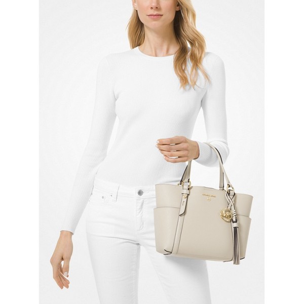 Sullivan Small Saffiano Leather Tote Bag