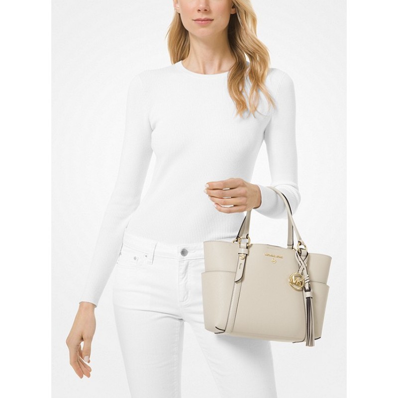 Sullivan Small Saffiano Leather Tote Bag