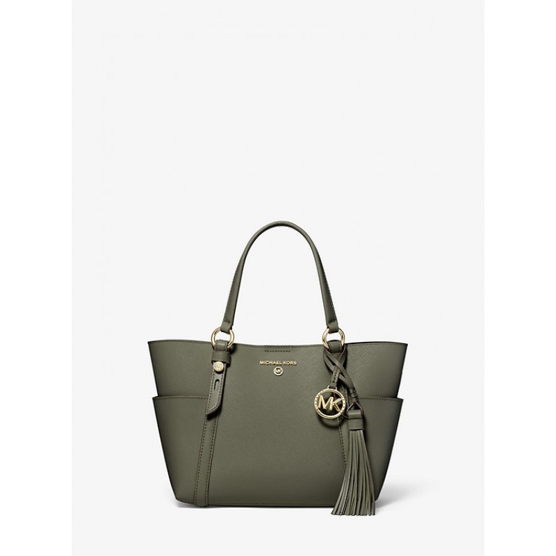 Sullivan Small Saffiano Leather Tote Bag