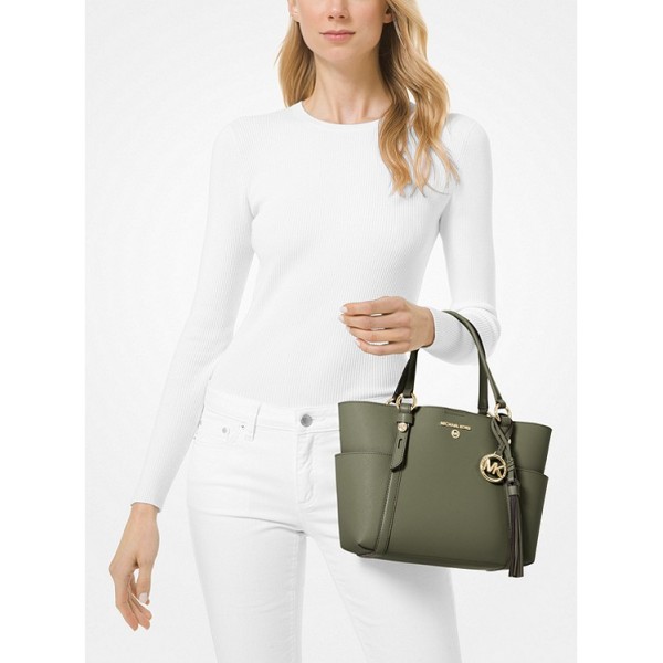 Sullivan Small Saffiano Leather Tote Bag