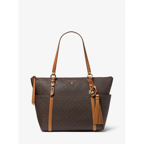 Sullivan Large Logo Top-Zip Tote Bag