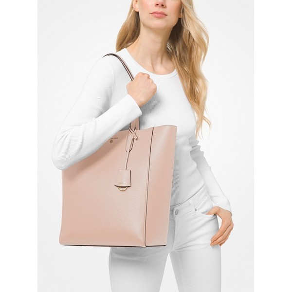 Sinclair Large Pebbled Leather Tote Bag