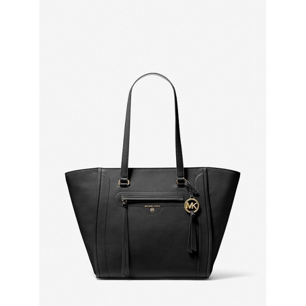 Carine Large Pebbled Leather Tote Bag