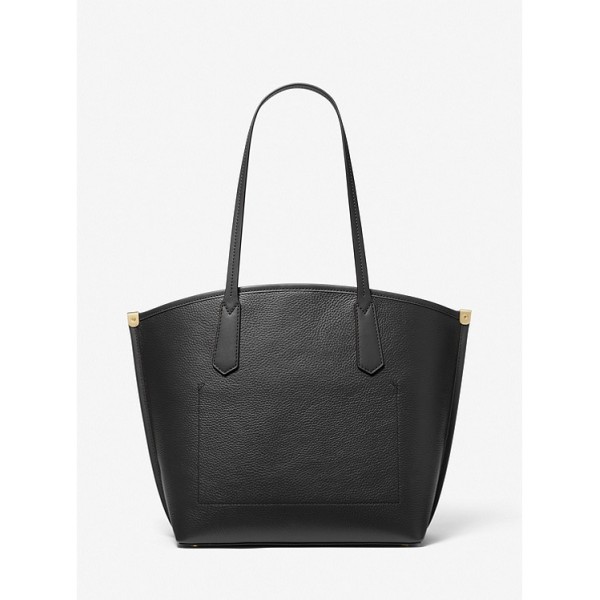 Jane Large Pebbled Leather Tote Bag