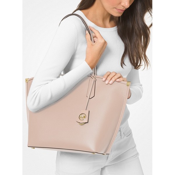 Jane Large Pebbled Leather Tote Bag