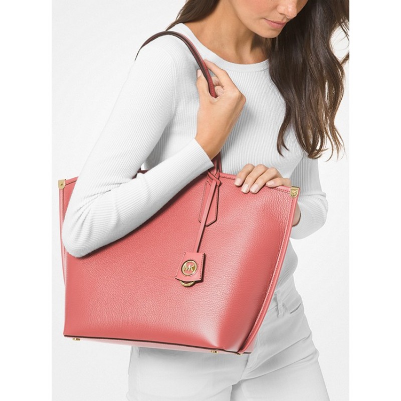 Jane Large Pebbled Leather Tote Bag