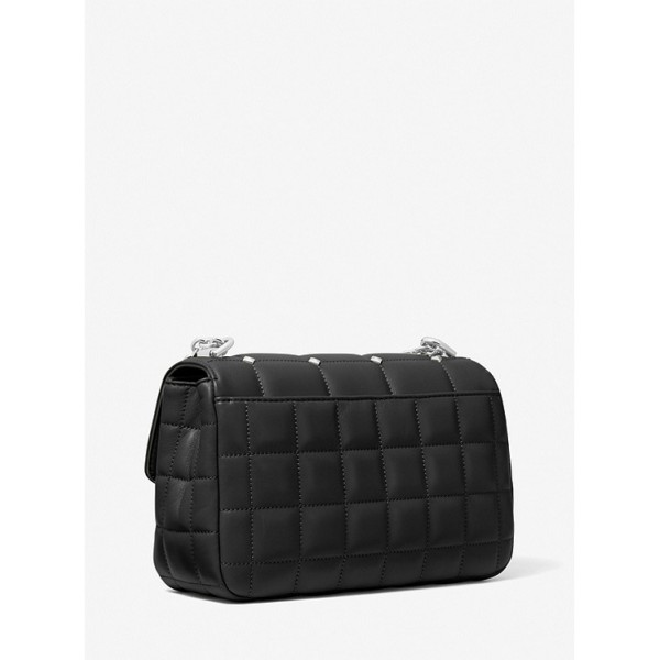 SoHo Large Studded Quilted Leather Shoulder Bag