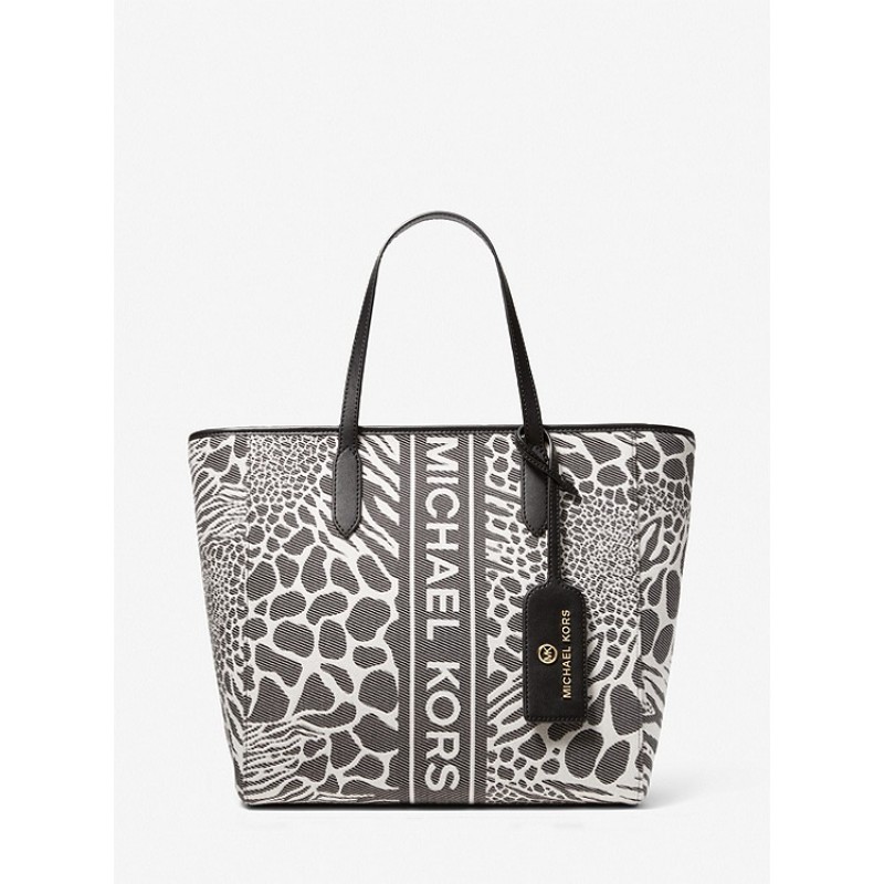 Sinclair Large Animal Jacquard Tote Bag