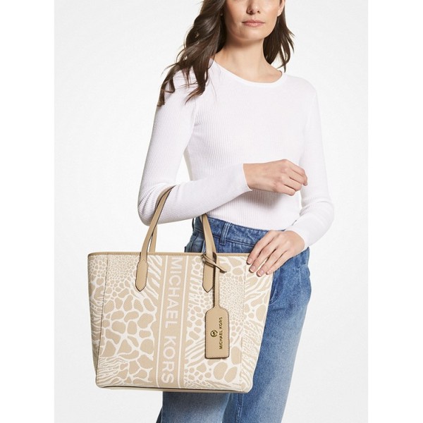 Sinclair Large Animal Jacquard Tote Bag