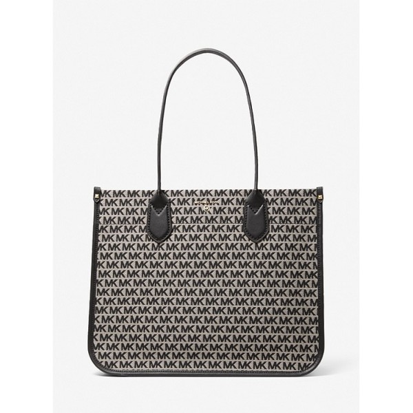 Heidi Large Logo Jacquard Tote Bag