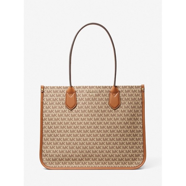 Heidi Large Logo Jacquard Tote Bag