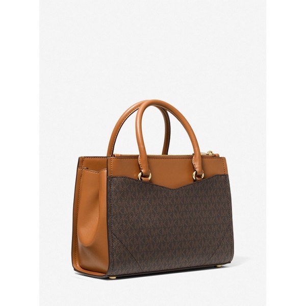 Everly Medium Logo Satchel