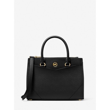 Everly Medium Saffiano Leather Satchel