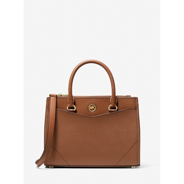 Everly Medium Saffiano Leather Satchel