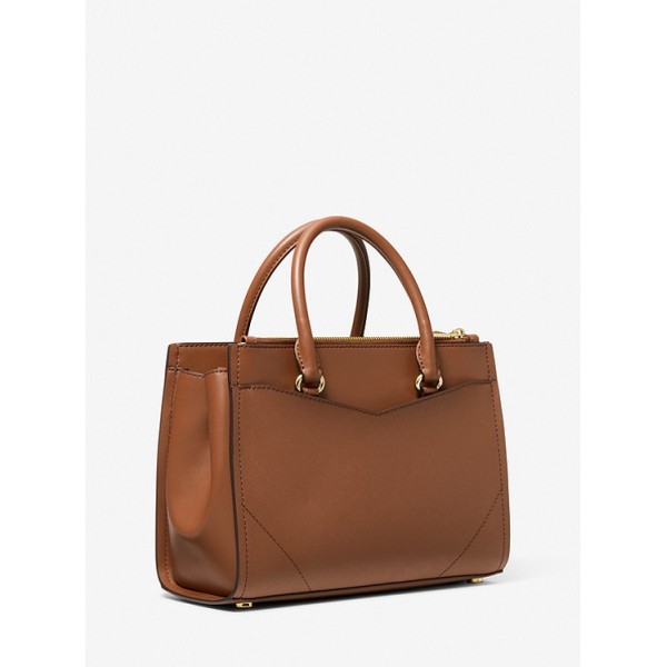 Everly Medium Saffiano Leather Satchel