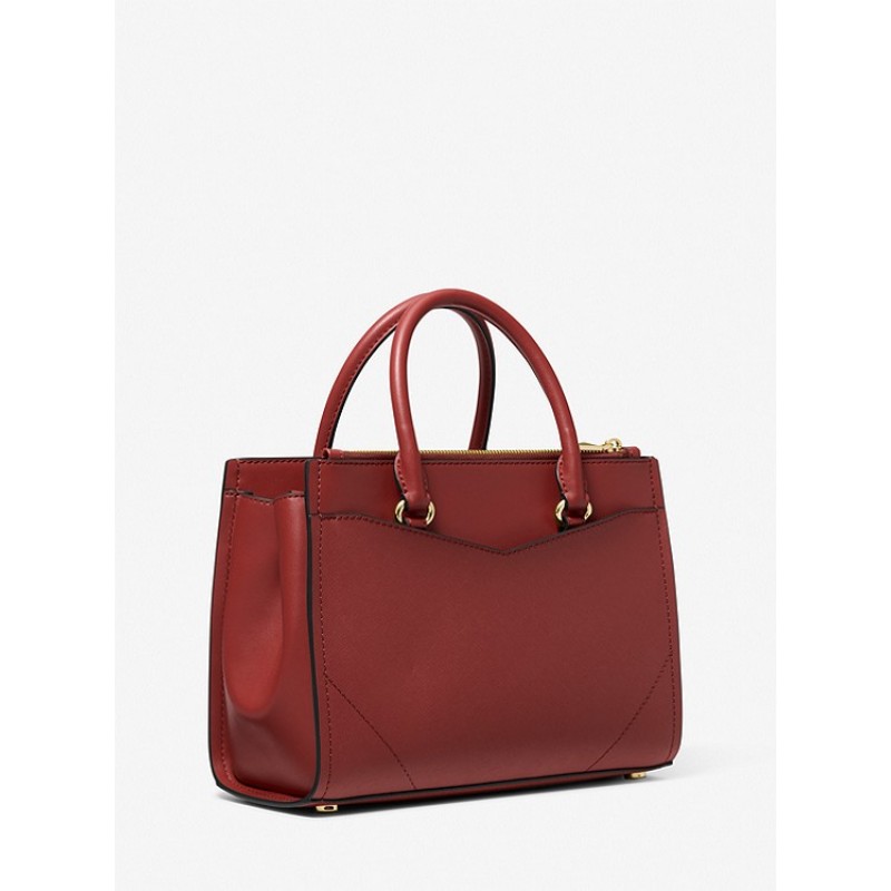 Everly Medium Saffiano Leather Satchel