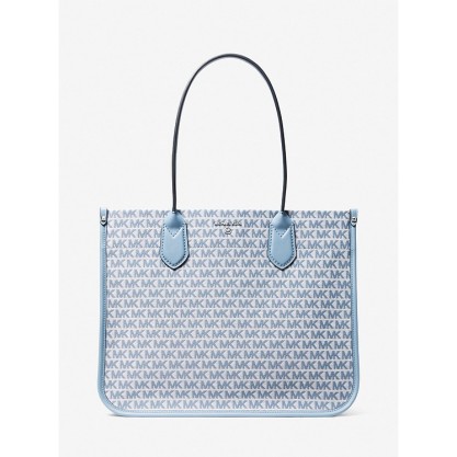 Heidi Large Logo Jacquard Tote Bag