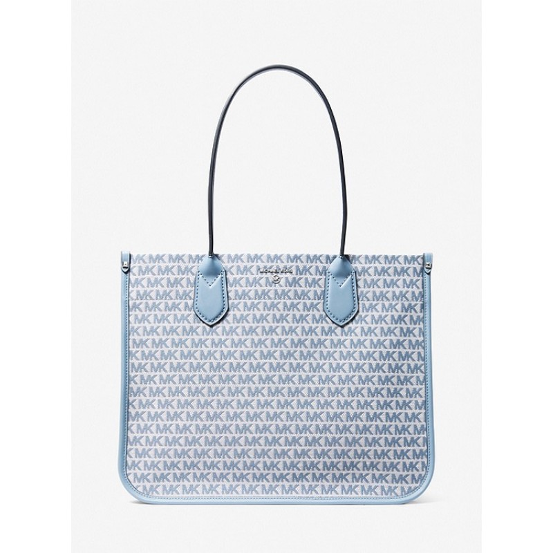 Heidi Large Logo Jacquard Tote Bag