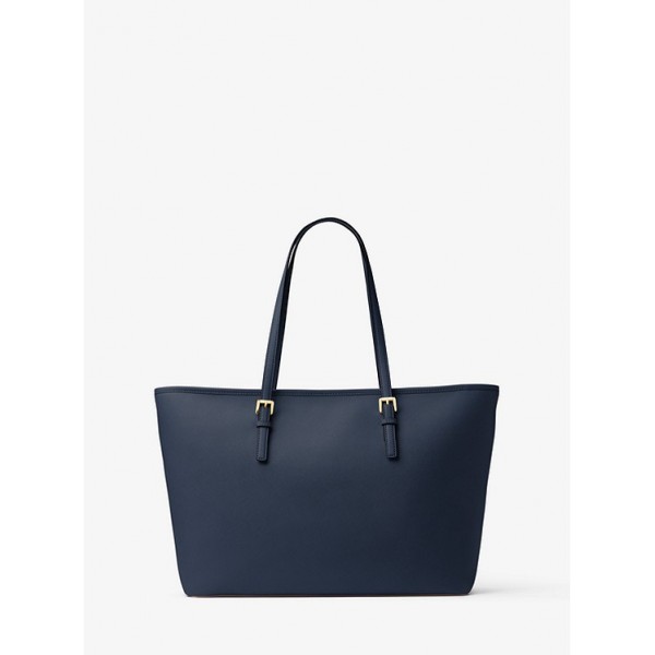 Jet Set Medium Saffiano Leather Top-Zip Tote Bag