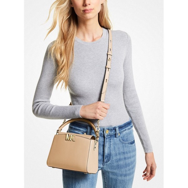 Karlie Small Leather Crossbody Bag