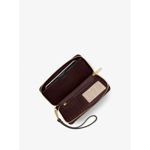 Large Leather Smartphone Wristlet