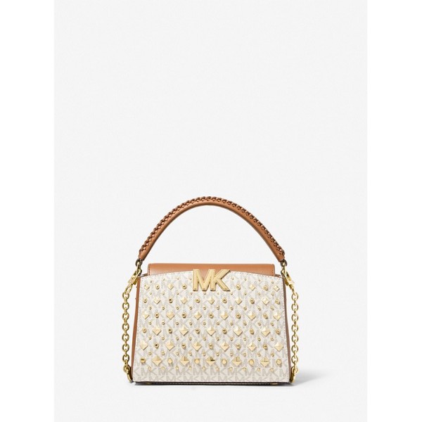 Karlie Small Studded Logo Crossbody Bag