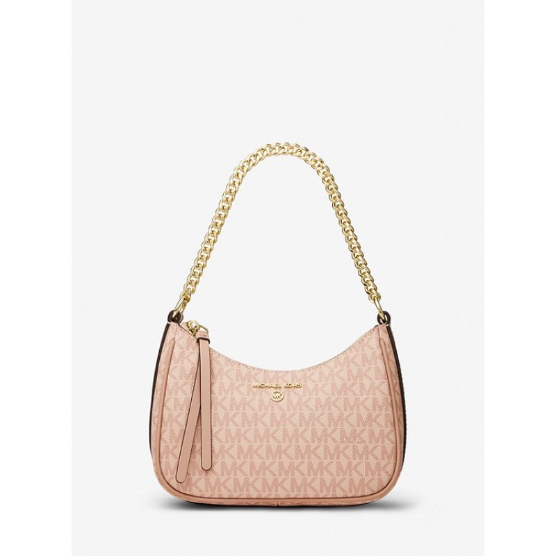 Jet Set Charm Small Logo Shoulder Bag