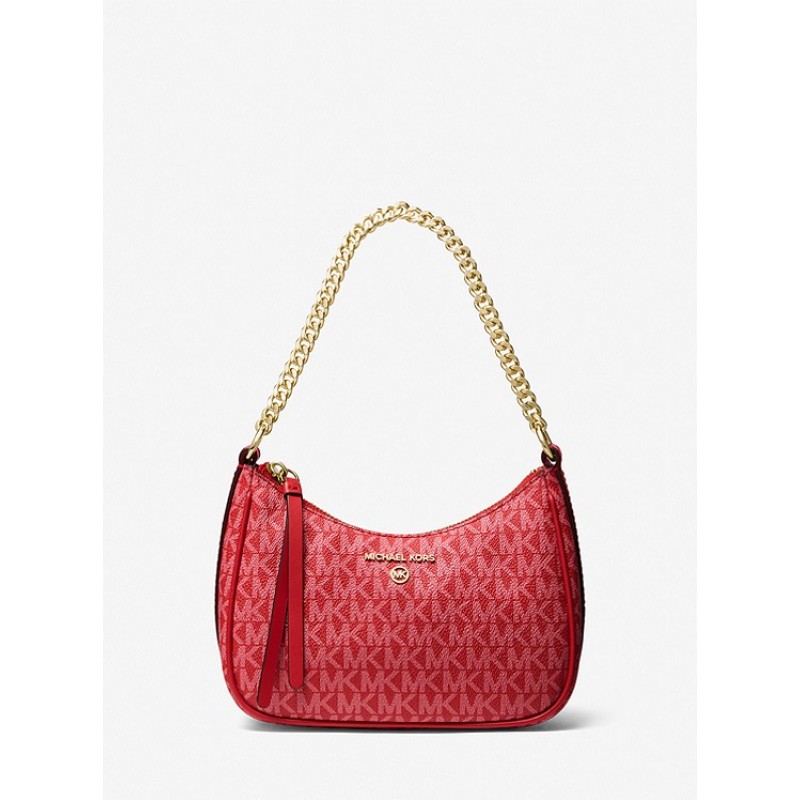 Jet Set Charm Small Logo Shoulder Bag