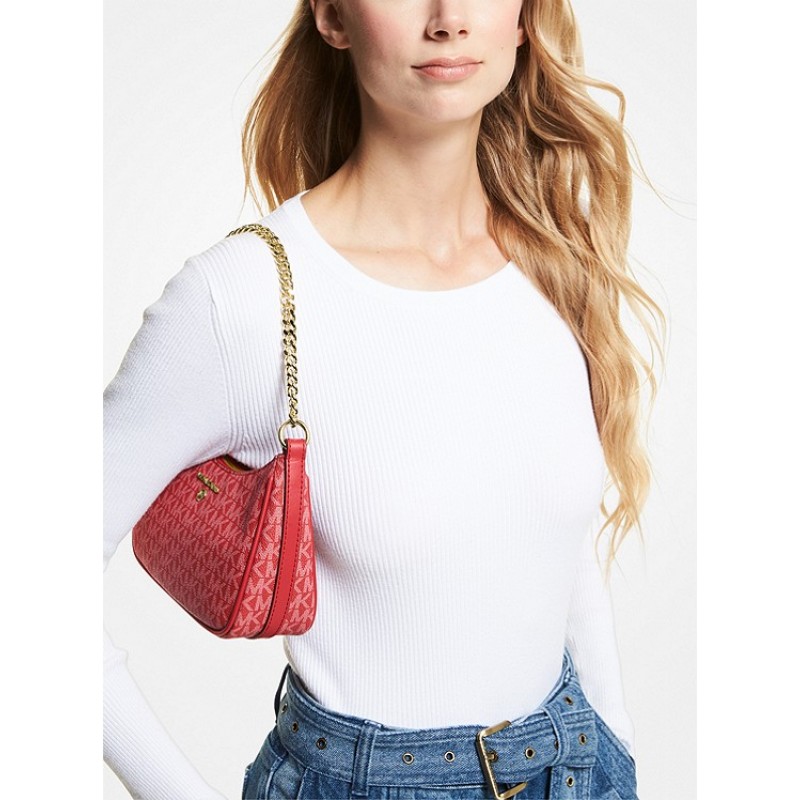 Jet Set Charm Small Logo Shoulder Bag