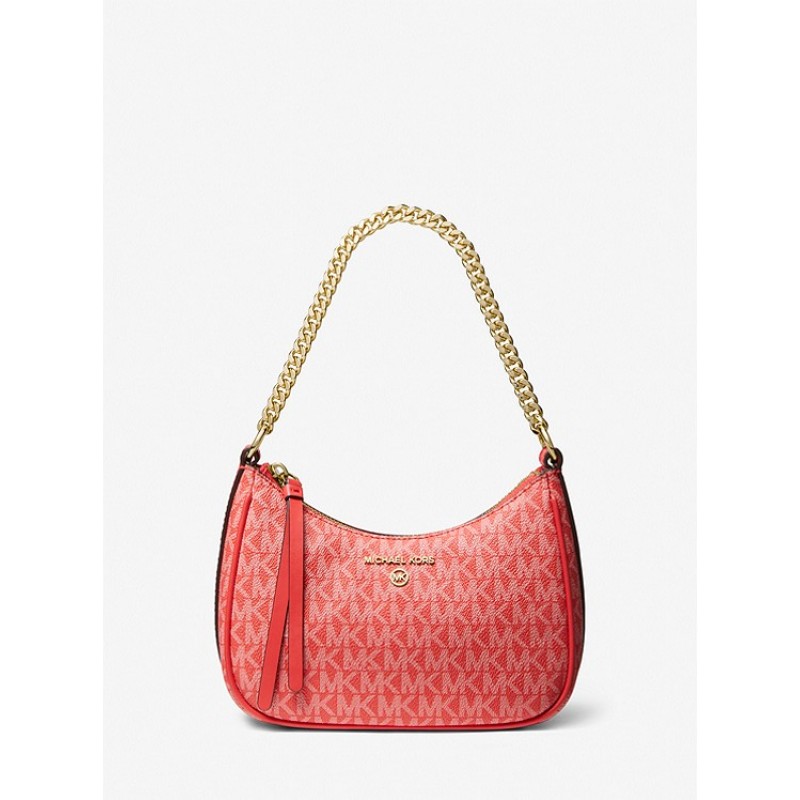 Jet Set Charm Small Logo Shoulder Bag