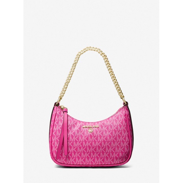 Jet Set Charm Small Logo Shoulder Bag