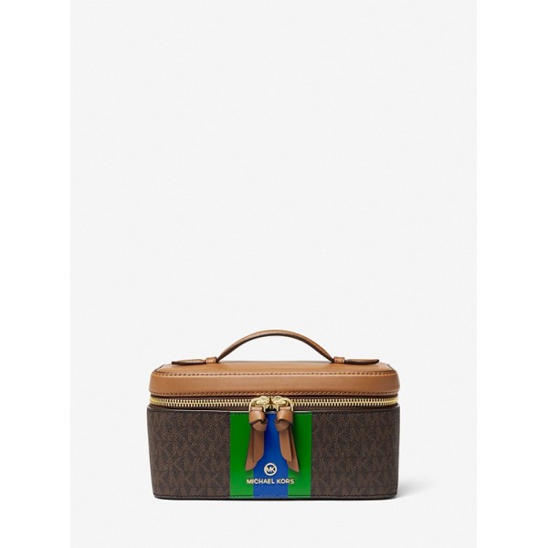 Medium Logo Stripe Trunk Travel Case