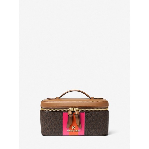 Medium Logo Stripe Trunk Travel Case