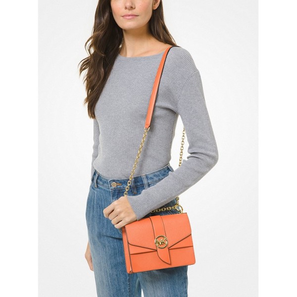 Greenwich Small Saffiano Leather Crossbody Bag