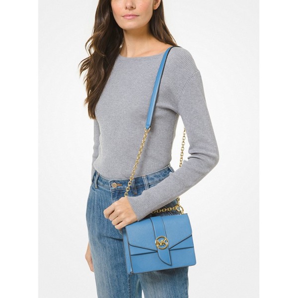 Greenwich Small Saffiano Leather Crossbody Bag