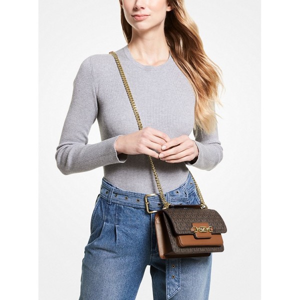 Heather Extra-Small Logo Crossbody Bag