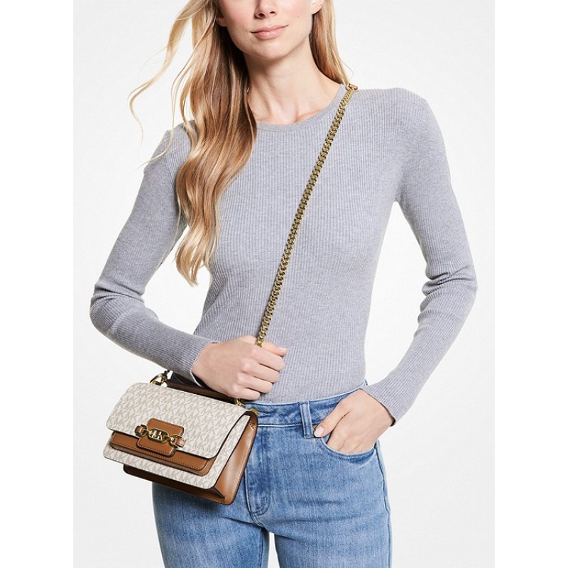 Heather Extra-Small Logo Crossbody Bag